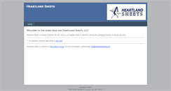 Desktop Screenshot of heartlandsheets.com